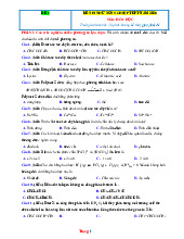 Bộ 10 Đề Thi Thử Tốt Nghiệp THPT Môn Hóa 2025 Bám Sát Minh Họa Giải Chi Tiết