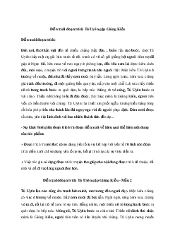 Diễn xuôi đoạn trích Tú Uyên gặp Giáng Kiều hay nhất (2 Mẫu) | Văn mẫu 11 Chân trời sáng tạo