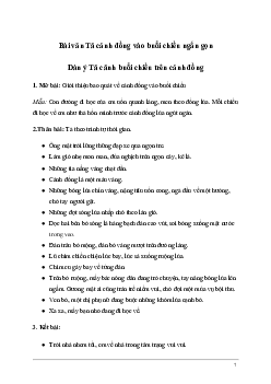 Tập làm văn lớp 5: Tả cảnh buổi chiều trên cánh đồng | Tiếng việt 5