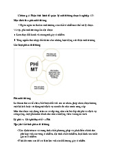 Chương 4 Phân tích kinh tế quản lý môi trường doanh nghiệp -13 môn Môi trường và lợi thế canh tranh   | Học viện Nông nghiệp Việt Nam