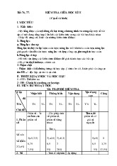 Đề thi giữa học kỳ 2 môn Toán lớp 6 năm học 2024 - 2025 - Đề số 4 | Bộ sách Kết nối tri thức