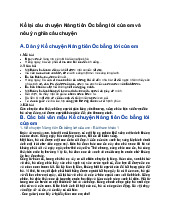 Kể lại câu chuyện Nàng tiên Ốc bằng lời của em và nêu ý nghĩa câu chuyện - Tiếng việt 4