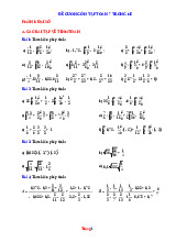 Tài Liệu Ôn Hè Môn Toán 7 Lên 8