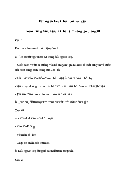 Soạn bài Luyện từ và câu: Dấu ngoặc kép - Tiếng Việt 4 Chân trời sáng tạo
