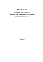 Giáo trình Chủ nghĩa xã hội Khoa học Học viện Ngân Hàng