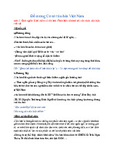 Đề cương Môn Cơ sở văn hóa Việt Nam | Đại học Sư Phạm Hà Nội