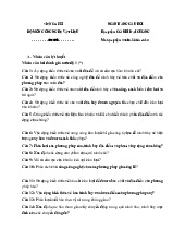 Ngân hàng câu hỏi môn Cơ khí đại cương | Đại học Công nghệ Sài Gòn