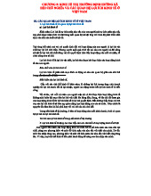 Lợi ích Kinh Tế và Quan Hệ Kinh Tế ở Việt Nam - Chương 5: NT 2023