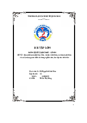 Quan điểm của triết học Mác - Lênin về tri thức - Triết học Mác Lenin | Đại học Kinh Tế Quốc Dân