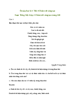 Ôn tập học kì 1 Tiết 4 | Chân Trời sáng tạo Tiếng việt 4