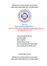 Nghiên Cứu SEO & Word Tại PJICO | Môn Báo cáo thực tập - Trường Cao đẳng Bách khoa Nam Sài Gòn