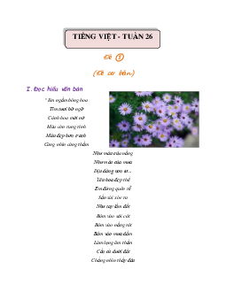 Bài tập cuối tuần lớp 3 môn Tiếng Việt Chân trời sáng tạo - Tuần 26 (Nâng cao)