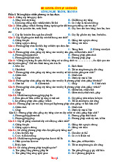 Đề Cương Ôn Tập HK1 Công Nghệ Trồng Trọt 10 Kết Nối Tri Thức 2025-2026