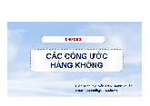 Các công ước hàng không - Tổng quan hàng không không dân dụng | Học viện Hàng Không Việt Nam