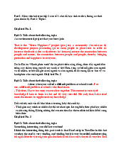 Ôn tập cho bài thi nói Môn Tiếng anh B1 | Đại học Sư phạm Hà Nội 2