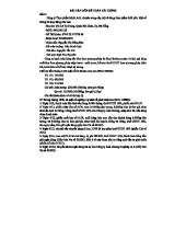 BÀI TẬP LỚN KTTC - Kế Toán Tài Chính: Phân Tích & Ghi Nhận Nghiệp Vụ