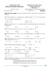 Đề khảo sát Toán 11 cuối năm 2023 – 2024 trường THPT Thuận Thành 1 – Bắc Ninh