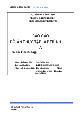 Ứng dụng Flags Quiz App | Báo cáo Đồ án Thực tập Lập trình A