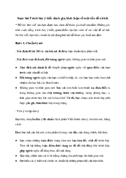 Trình bày ý kiến đánh giá, bình luận về một vấn đề xã hội | Soạn văn 11 Chân trời sáng tạo
