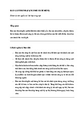Báo cáo thu nhập - Tài liệu tài chính cơ bản và chi tiết môn Phân tích báo cáo tài chính | Đại học Đồng Tháp