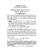 Đề cương môn thí nghiệm sức bền vật liệu- Trường Đại học bách khoa - Đại học đà nẵng.