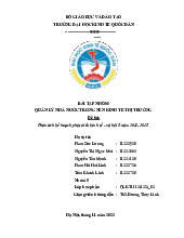 Bài tập nhóm Phân tích kế hoạch phát triển kinh tế - xã hội 5 năm 2011-2015 môn Quản lý nhà nước về kinh tế | Đại học Kinh tế Quốc Dân