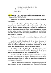 Bài kiểm tra : Môn Khai Phá Dữ Liệu | Trường đại học Kinh Doanh và Công Nghê Hà Nội