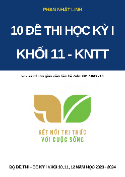 Top 10 đề kiểm tra cuối học kỳ 1 môn Toán 11 Kết Nối Tri Thức Với Cuộc Sống có đáp án