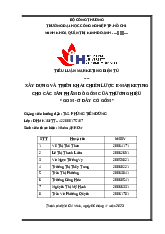 Tiểu luận: Xây dựng và triển khai chiến lược E-Marketing cho các sản phẩm đồ gốm của thương hiệu "GOM-Ở đây có GỐM"  | Digital marketing  | Trường Đại học Công nghiệp TP.HCM