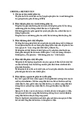 Câu Hỏi Về Hệ Phân Tán | Hóa Lý dược