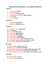 Tổng hợp 100 Thuật Ngữ Kế Toán | Môn Kế toán - Đại học Kinh tế Công nghiệp Long An