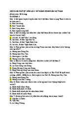 100 câu hỏi ôn tập LSĐ. Trường Đại học Nguyễn Tất Thành