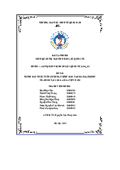 Tìm hiểu về Coca Cola ở Việt Nam  - Môn Quản trị Nhân lược| Đại học Kinh Tế Quốc Dân