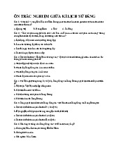 Ôn tập trắc nghiệm môn lịch sử Đảng–Trường Đại học Kinh tế thành phố Hồ Chí Minh