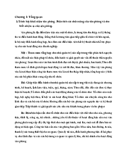 Câu hỏi và đáp án ôn thi môn Quản trị hành chính văn phòng