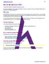 Bài: Cài đặt SQL Server 2019 | Đại học Kinh tế Kỹ thuật Công nghiệp