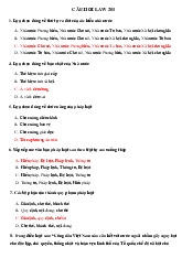 Đề cương môn Pháp luật đại cương - Trường Đại học lao động -  xã hội.