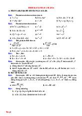Bài Tập Toán 8 Tuần 5 Có Lời Giải Chi Tiết