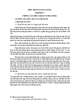 Đề cương tóm tắt chương (1,2,3,4)
