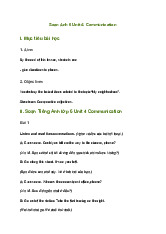 Tiếng Anh 6 Unit 4: Communication | Tiếng Anh 6 Global Success