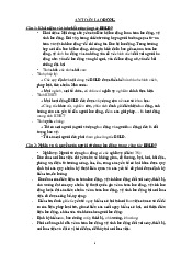 Đề cương môn An toàn lao động và vệ sinh công nghiệp- Trường Đại học bách khoa - Đại học đà nẵng.