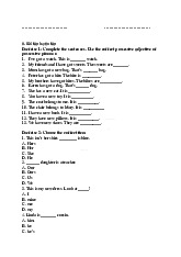 Bài Tập Đại Từ Nhân Xưng Môn Tiếng anh 1 | Đại học Tài nguyên và Môi trường Hà Nội