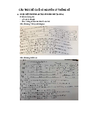 Các dạng bài tập môn xác suất thống kê| Đại học Kinh tế Quốc Dân