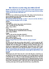 Giải SGK Sinh học 12 Kết nối tri thức Bài 7: Cấu trúc và chức năng của nhiễm sắc thể