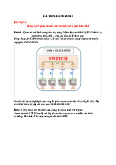 Bài Thực Hành Buổi 3 Môn Mạng máy tính | Đại học Cần Thơ