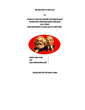 Nguyên Tắc Khách Quan và Tính Năng Động Chủ Quan trong Triết Học - LHP