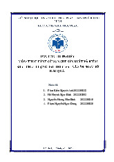 Báo cáo thí nghiệm môn Công nghệ sản xuất dầu thực vật và chế biến rau quả | Đại học Công nghiệp Thực phẩm Thành phố Hồ Chí Minh