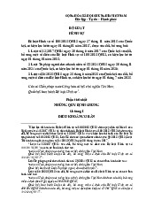 Bộ luật hình sự | Trường Đại học Y Dược, Đại học Quốc gia Hà Nội