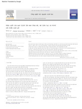 Hiệu suất của quá trình lên men theo mẻ và liên tục môn Công nghệ sinh học | Trường Đại học Bách Khoa Hà Nội