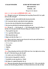 Đề thi thử tốt nghiệp THPT 2025 môn Lịch sử Sở GD&ĐT Ninh Bình